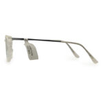 Fiber & Metal Mixed Transparent Eyeglass