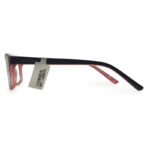 Black & Red Mixed Fiber Eyeglasses