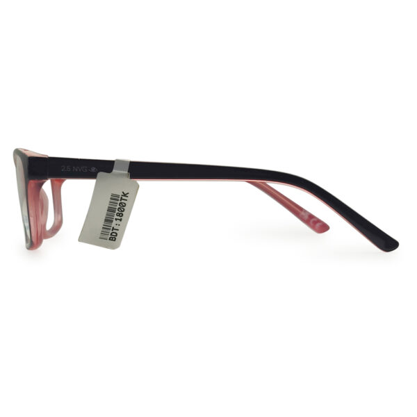 Black & Red Mixed Fiber Eyeglasses