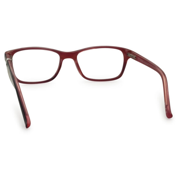 Black & Red Mixed Fiber Eyeglasses
