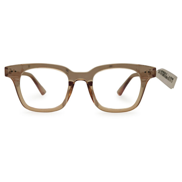 Orange Transparent Trendy Eyeglasses