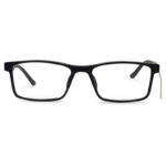 Black Color Square Shape Classy Eyeglass