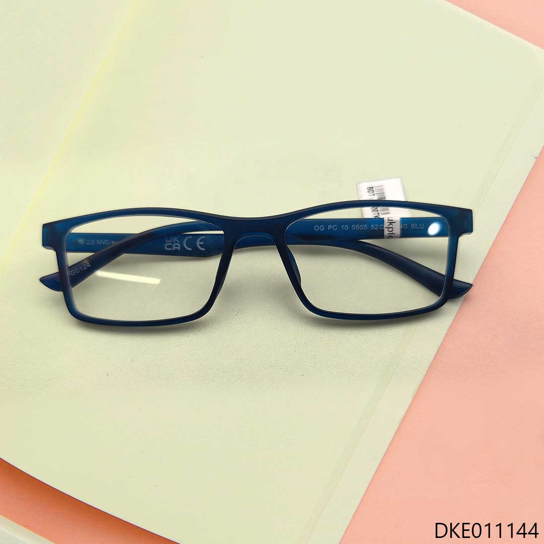 Blue Color Square Shape Classy Eyeglass