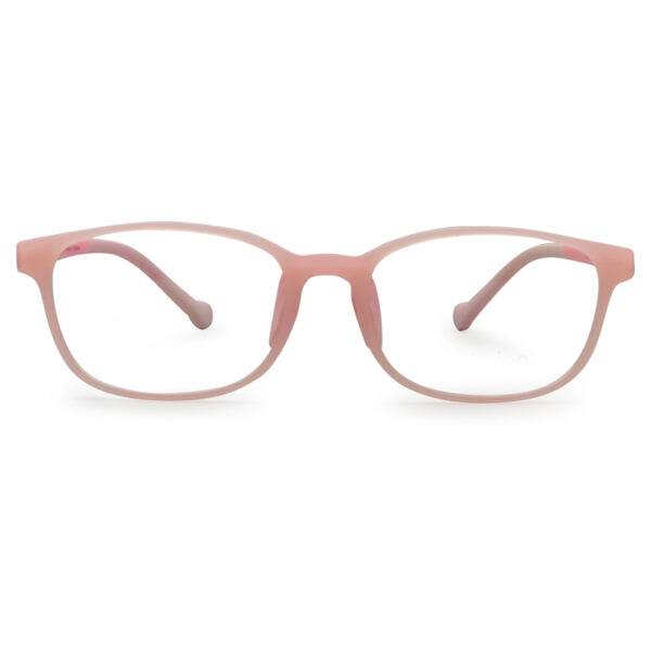 Pink Color Oval Shape Kid's Eyeglasses