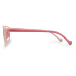 Pink Color Oval Shape Kid's Eyeglasses