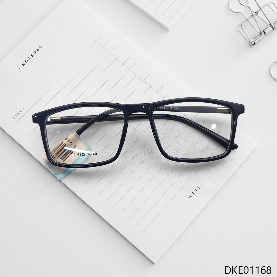 Black Color Square Shape Eyeglasses
