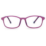 Pink Color Oval Shape Kid's Eyeglasses