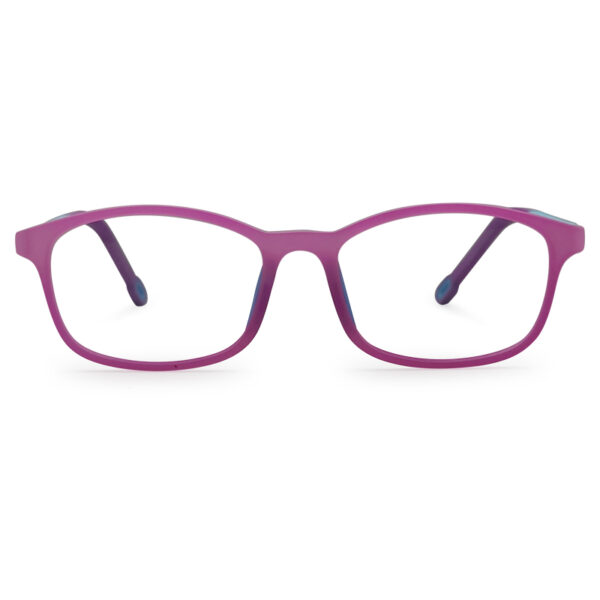 Pink Color Oval Shape Kid's Eyeglasses