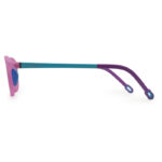 Pink Color Oval Shape Kid's Eyeglasses