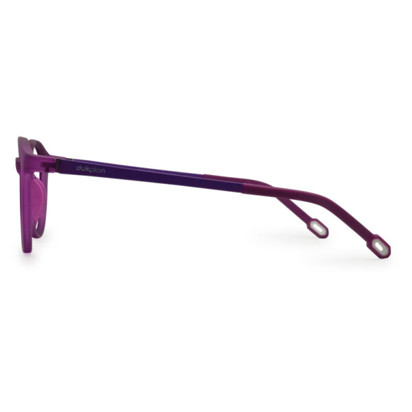 Purple Color Round Shape Kid's Eyeglasses