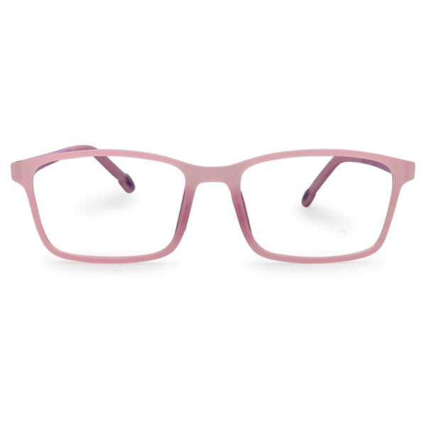 Pink Color Square Shape Kid's Eyeglasses