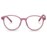 Pink Color Round Shape Kid's Eyeglasses