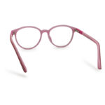 Pink Color Round Shape Kid's Eyeglasses