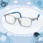Transparent Square Shape Kid's Eyeglasses