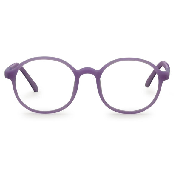 Round Shape Purple Color Kid's Eyeglasses