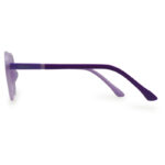 Round Shape Purple Color Kid's Eyeglasses
