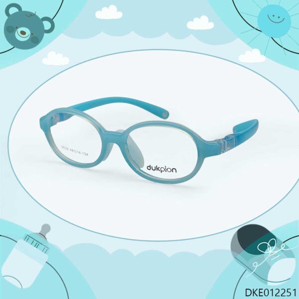 Oval Shape Blue Color Kid's Eyeglasses