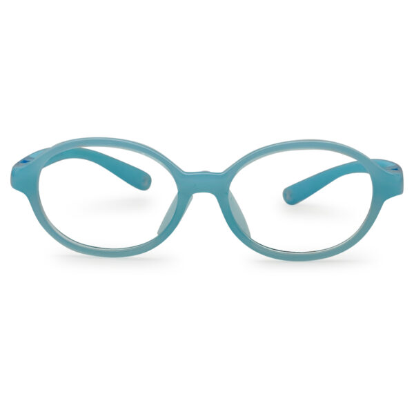 Oval Shape Blue Color Kid's Eyeglasses