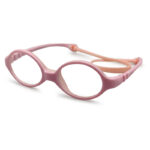 Pink Color Oval Shape Kid's Eyeglasses