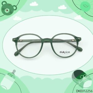 Green Color Round Shape Kid's Eyeglasses