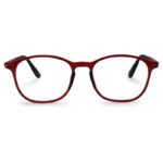 Red color Round Shape Kid's Eyeglasses