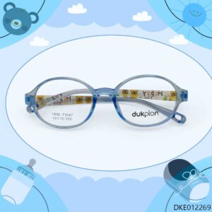 Blue Transparent Sylish Kid's Eyeglasses