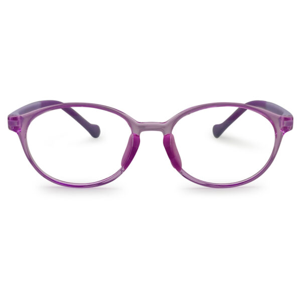 Purple Color Stylish Design Kid's Eyeglasses