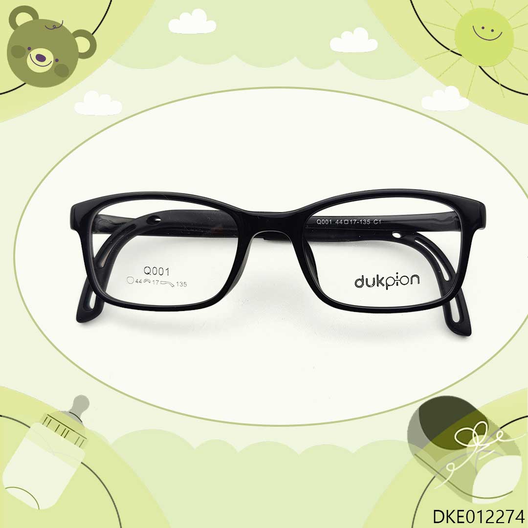 New Black Color Square Kid's Eyeglass