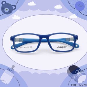Square Shape Blue Color Kid's Eyeglasses