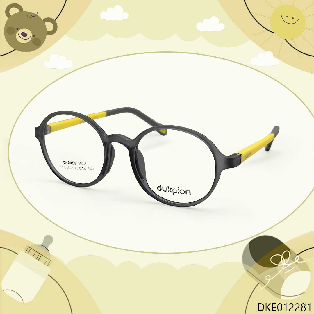Round Shape Mixed Color Kid's Eyeglasses