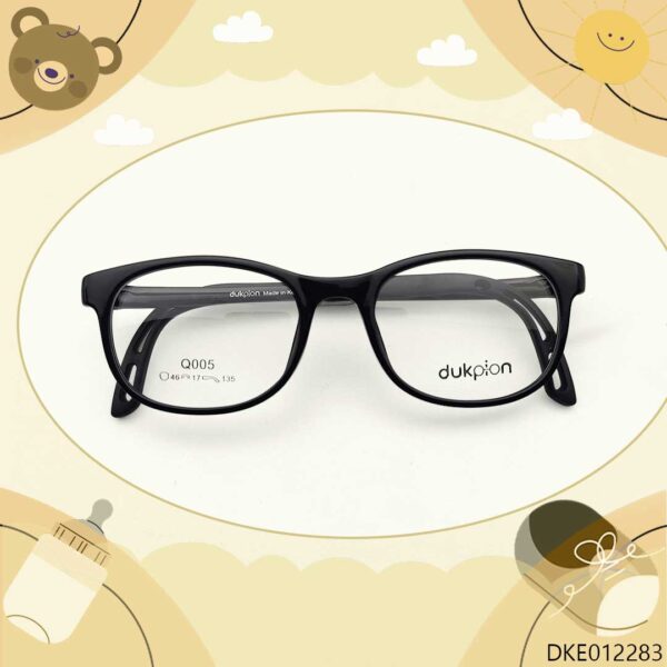 Black Color Flexible Kid's Eyeglasses