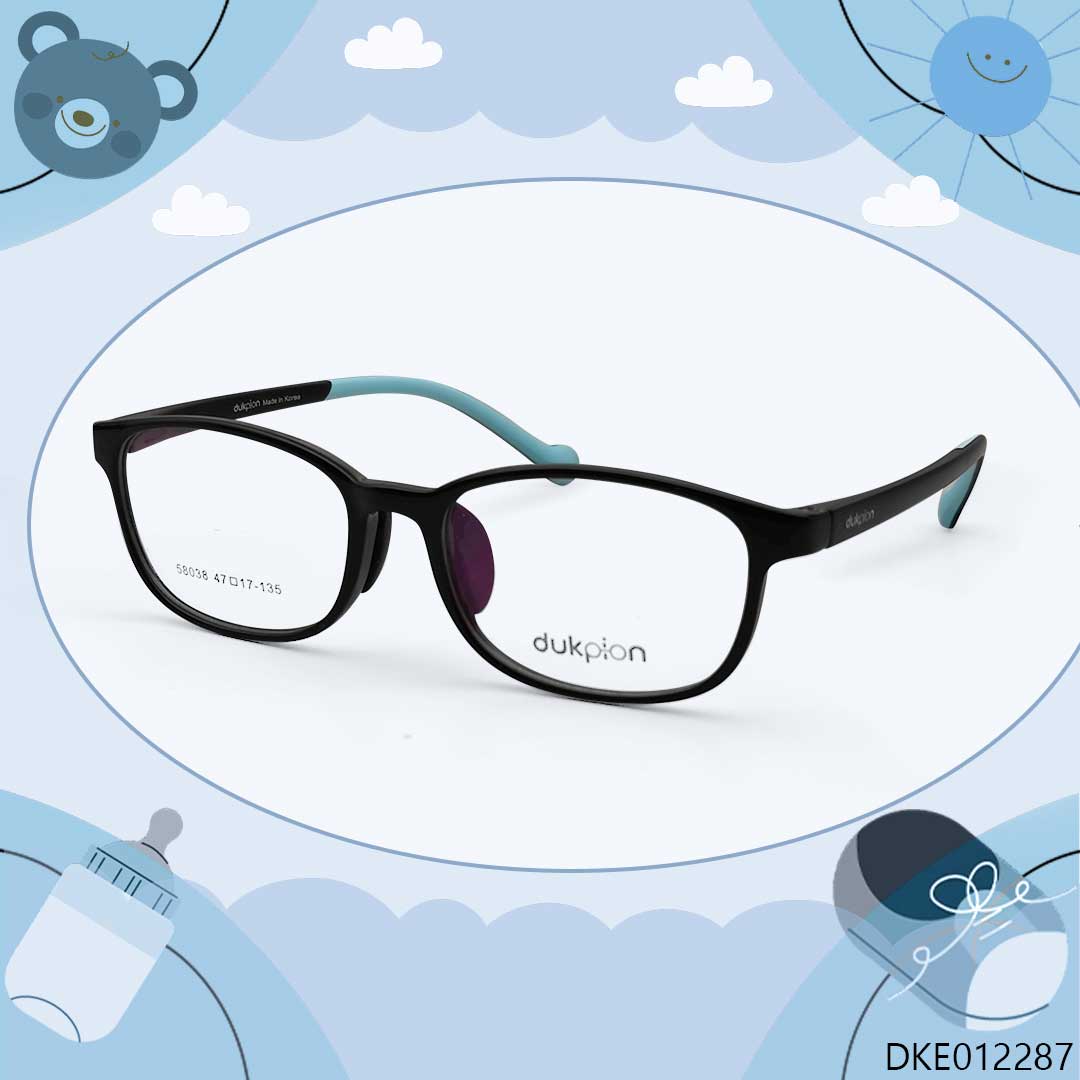 Mixed Color Oval Shape Kid's Eyeglasses