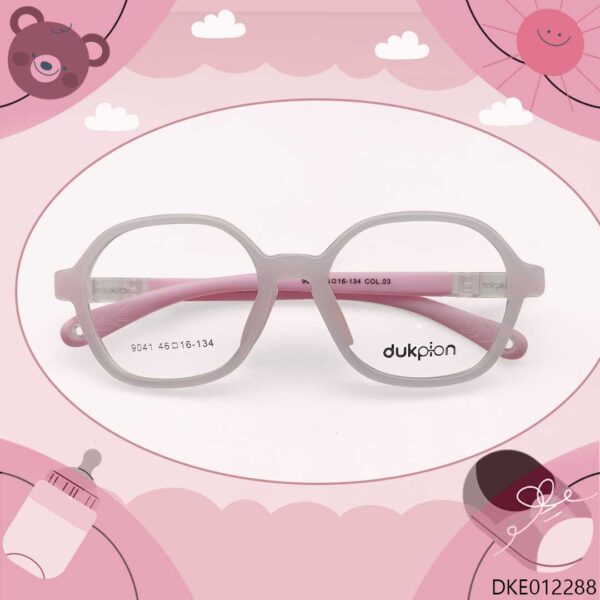 Pink Color Stylish Design Kid's Eyeglasses