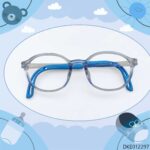 Transparent Color Round Kid's Eyeglasses