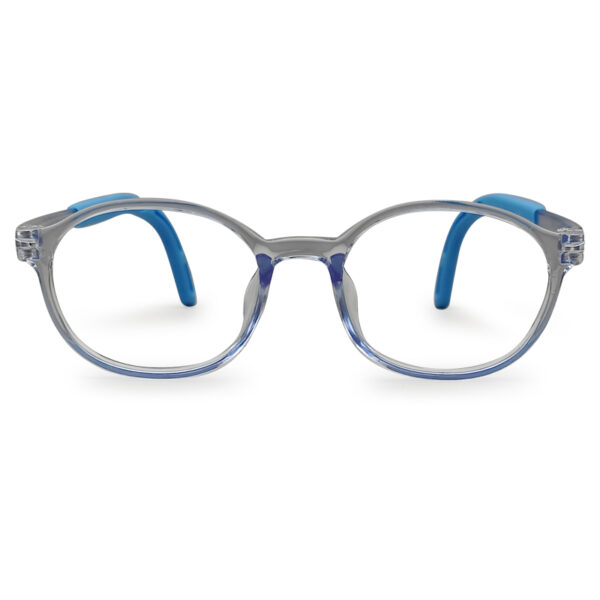 Transparent Color Round Kid's Eyeglasses