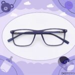 Purple Color Square Shape Kid's Eyeglasses