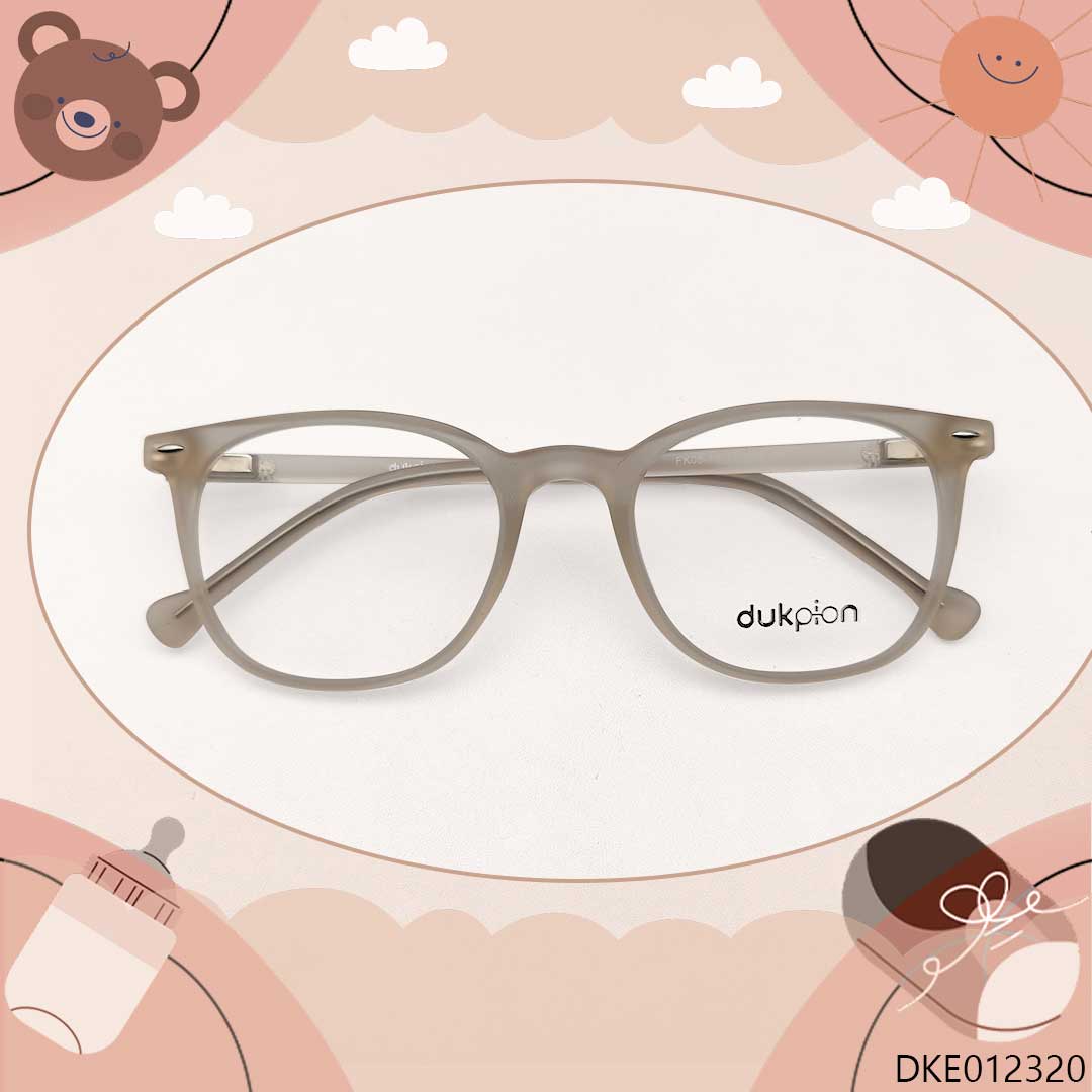 Transparent Color  Kid's Eyeglasses