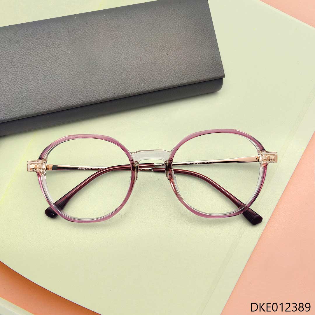 Mixed Transparent Color Eyeglass