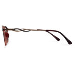 Brown Transparent Color Eyeglass