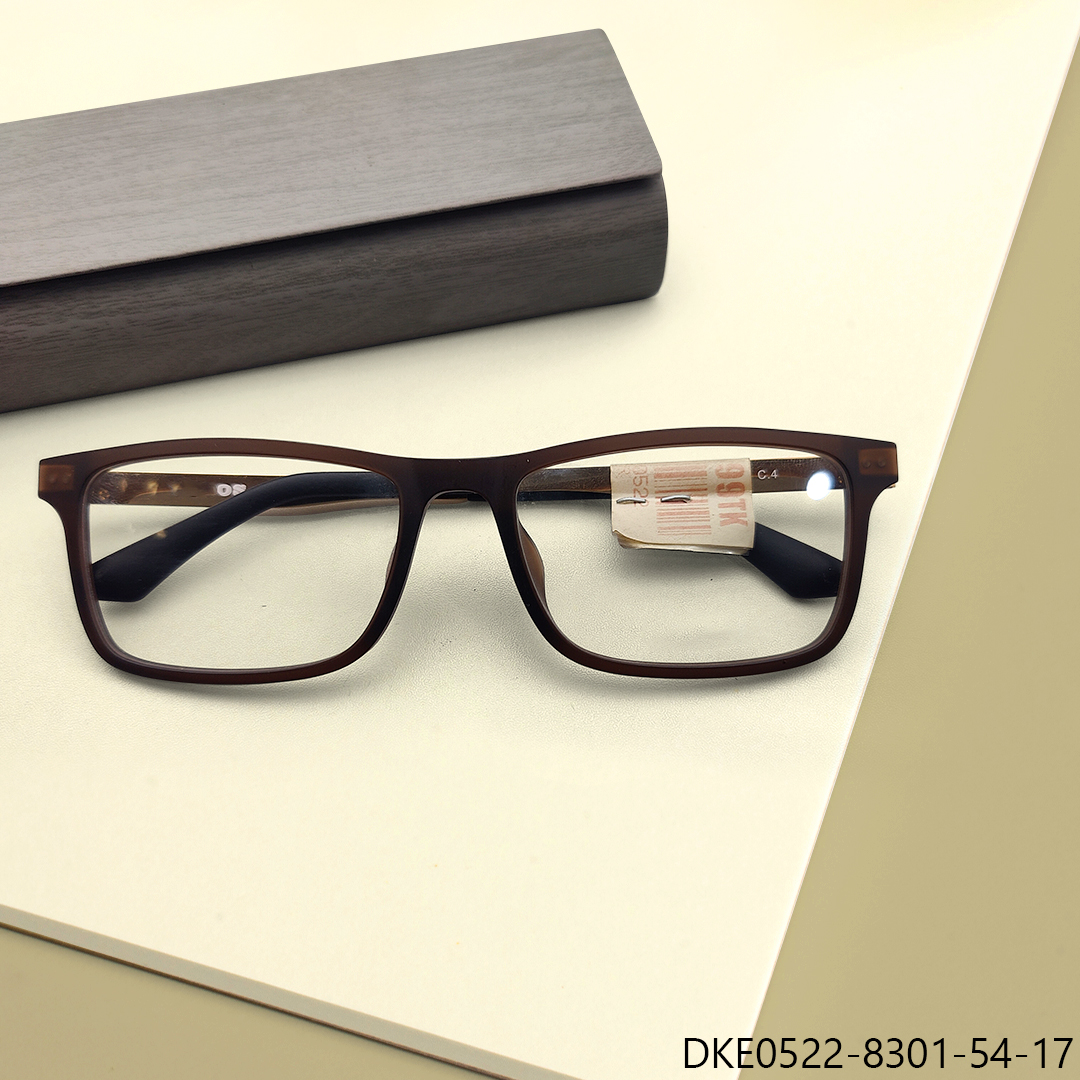 Brown Color Square Shape Eyeglasses