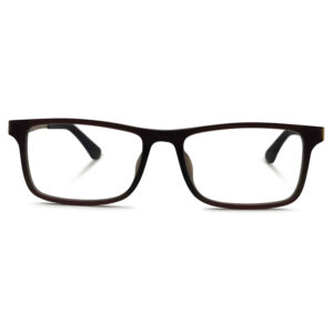 Brown Color Square Shape Eyeglasses
