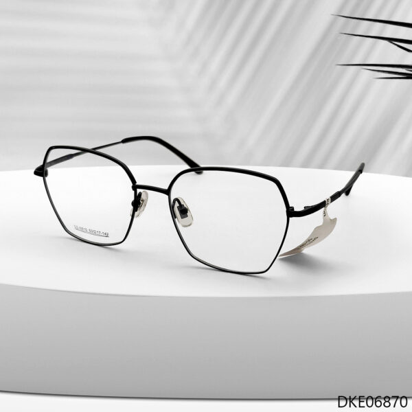 Black Color light-weight Metal Eyeglasses