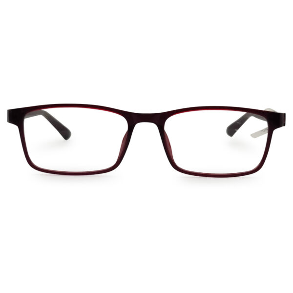 Red Color Square Shape Economy Eyeglasses