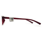 Red Color Square Shape Economy Eyeglasses