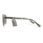 Transparent Color Double Bar Eyeglasses