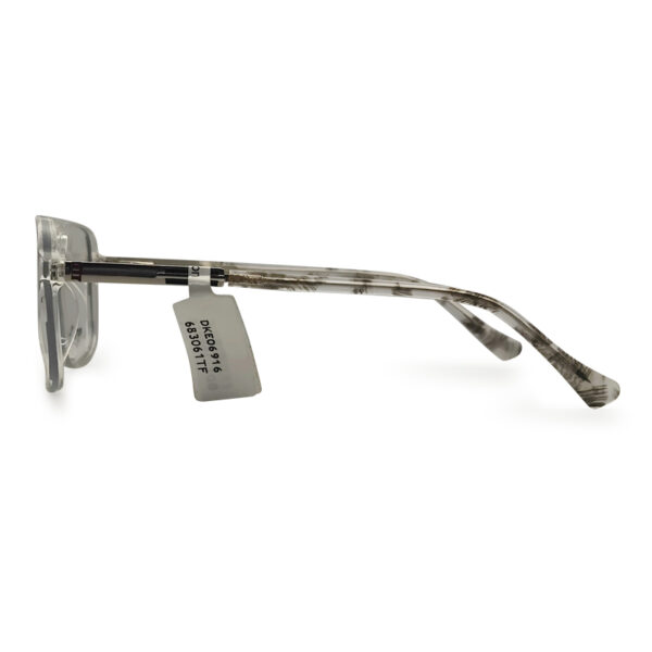 Transparent Color Double Bar Eyeglasses