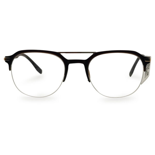 Double Bar Halfrim Deisgn Eyeglasses