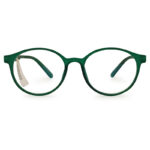 Green Color Round Shape Eyeglasses
