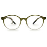 Olive Transparent Light-Weight Eyeglasses