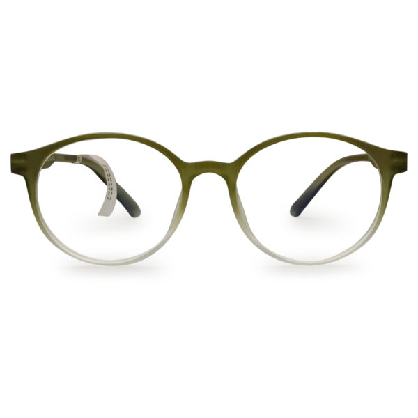 Olive Transparent Light-Weight Eyeglasses